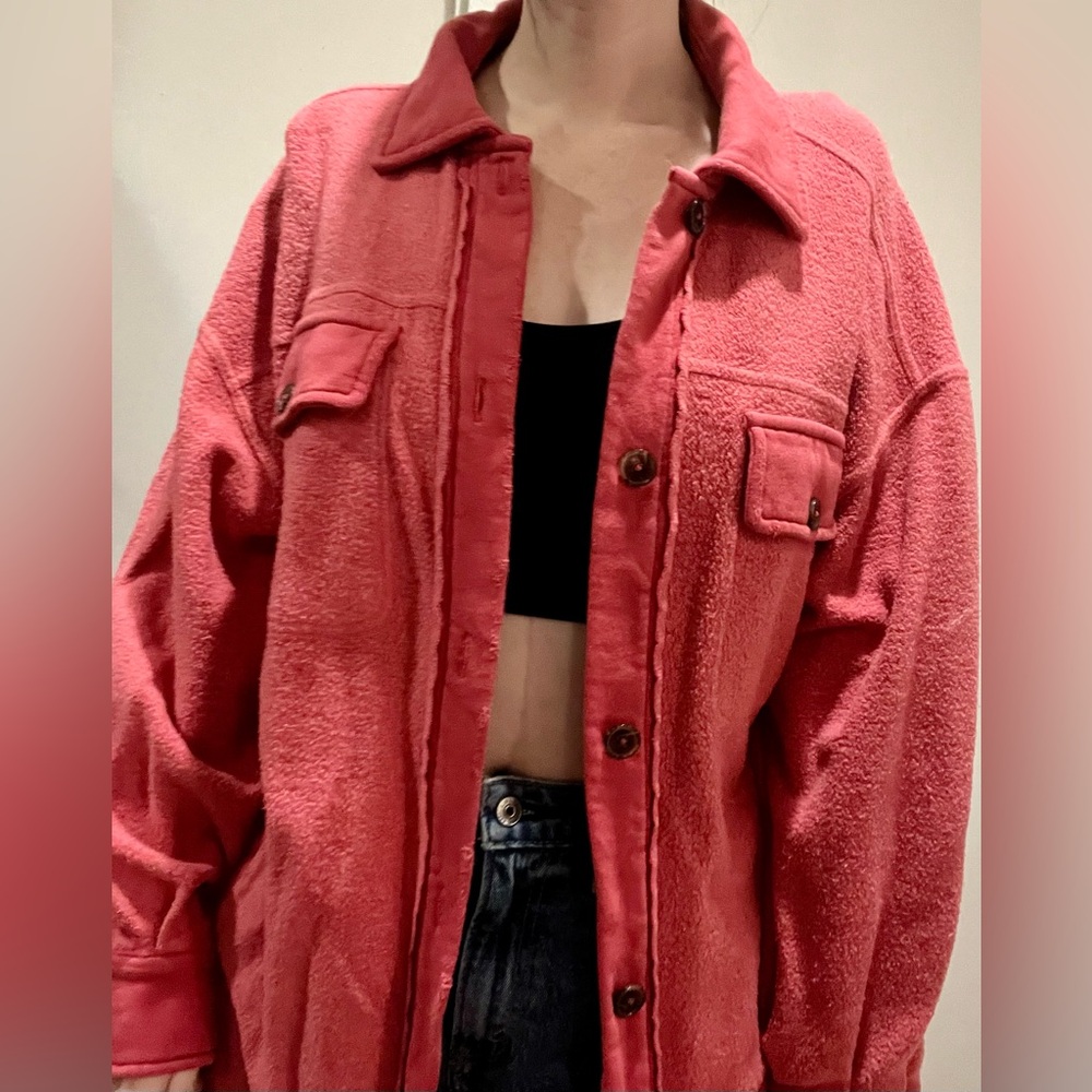 Free People Shirt Jacket / Shacket
